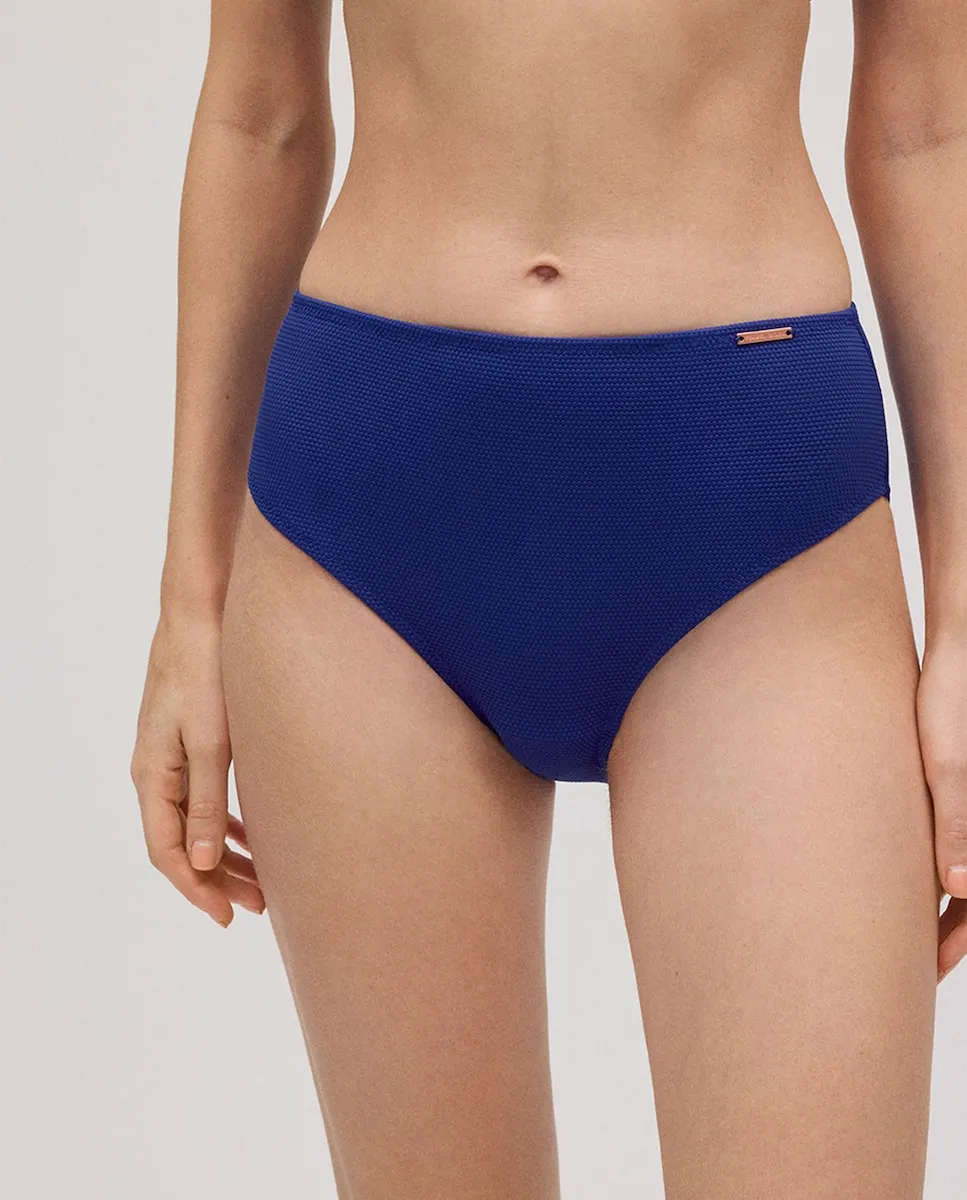 Плавки бикини с высокой талией из ткани пике с однотонным принтом Ysabel Mora, голубой
Плавки бикини с высокой талией из ткани пике с однотонным принтом Ysabel Mora, голубой