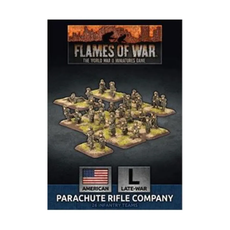 Парашютно-стрелковая рота, Flames of War - WWII - United States - Infantry (4th Edition)
Парашютно-стрелковая рота, Flames of War - WWII - United States - Infantry (4th Edition)