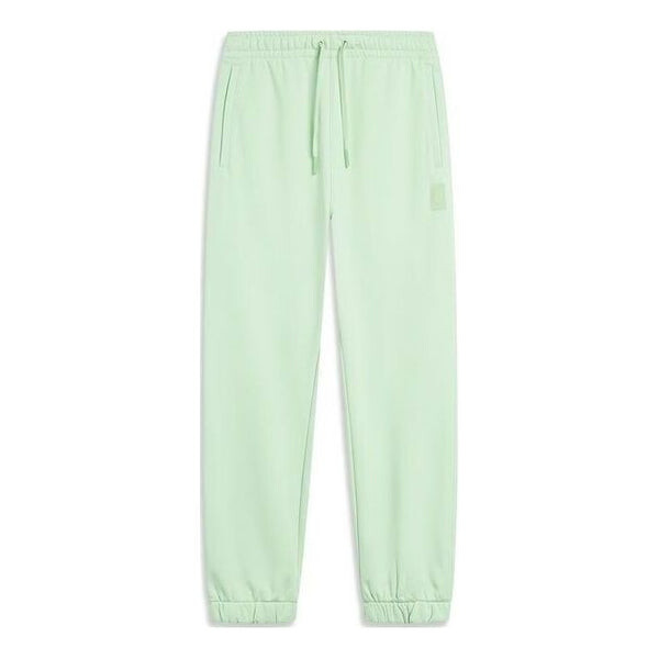 Брюки стиль жизни джоггеры с высокой талией Li-Ning, зеленый 
Брюки стиль жизни джоггеры с высокой талией Li-Ning, зеленый