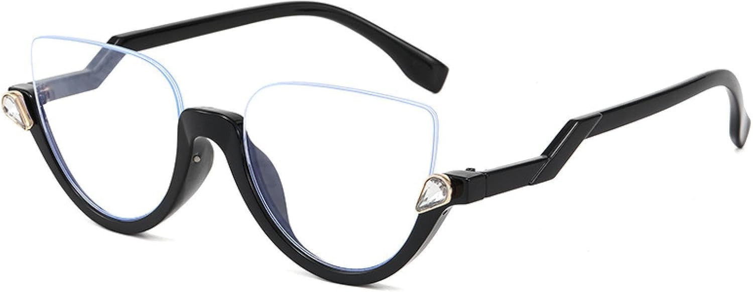 Модные солнцезащитные очки в полуободковой оправе «кошачий глаз», роскошные очки с бриллиантами, женские, с градиентным зеркальным покрытием, винтажные мужские TKKTLLT, Black Clear
Модные солнцезащитные очки в полуободковой оправе «кошачий глаз», роскошные очки с бриллиантами, женские, с градиентным зеркальным покрытием, винтажные мужские TKKTLLT, Black Clear