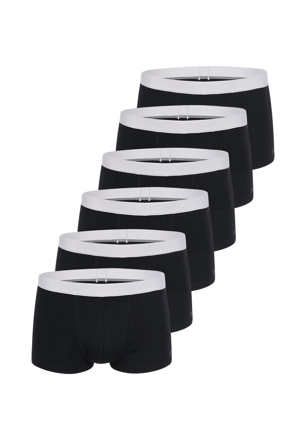 Набор из 6 мужских шорт/брюк Hipster GO ABC 2.0 sloggi, черный 
Набор из 6 мужских шорт/брюк Hipster GO ABC 2.0 sloggi, черный