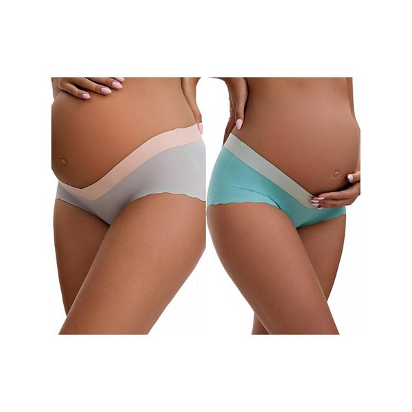 2 упаковки женских низких трусиков ice silk seamless для беременных Inspire Chic, Blue Gray
2 упаковки женских низких трусиков ice silk seamless для беременных Inspire Chic, Blue Gray