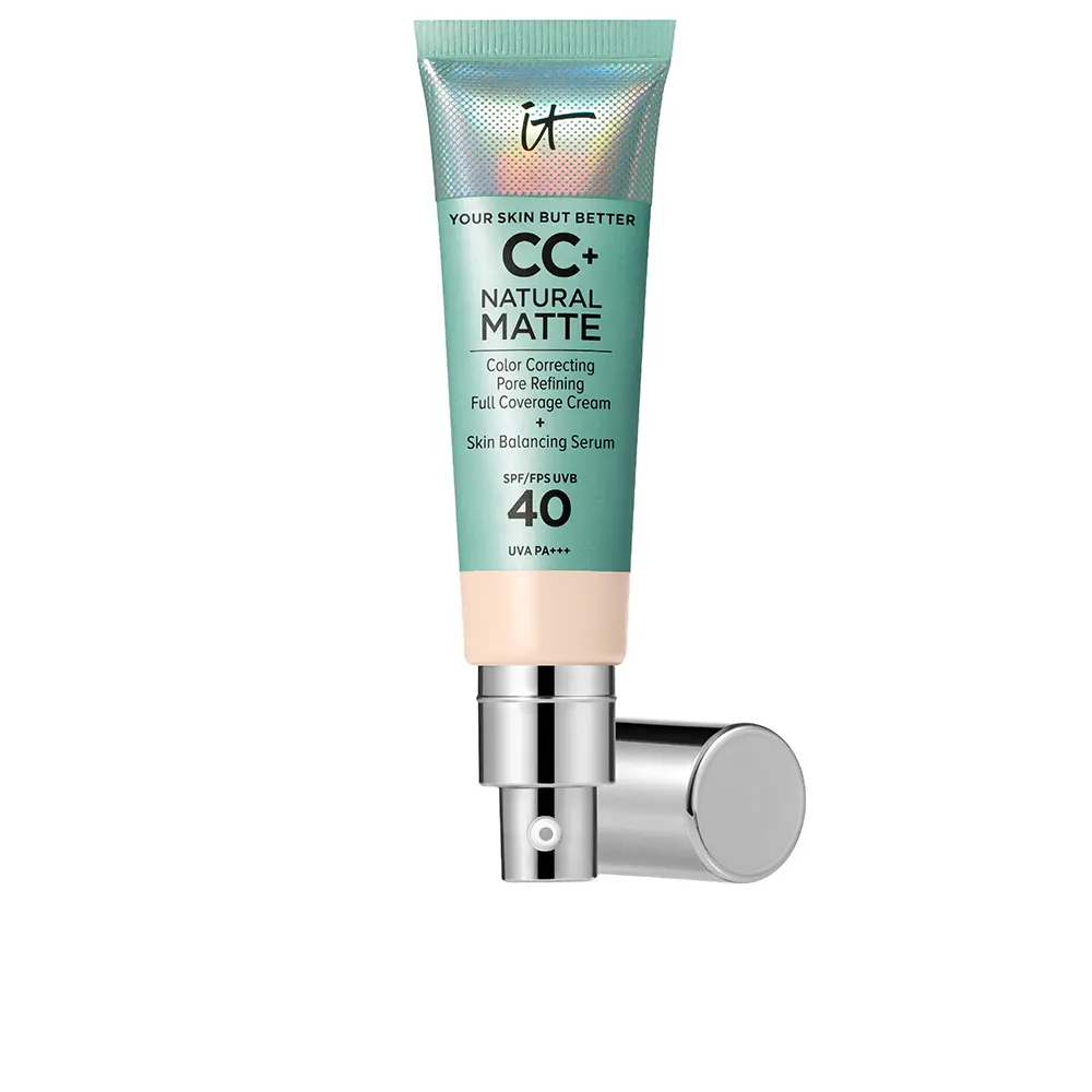 Матирующий CC-крем с SPF40 cc+ natural matte cream foundation spf40 It Cosmetics, цвет fair porcelain, 32 мл
Матирующий CC-крем с SPF40 cc+ natural matte cream foundation spf40 It Cosmetics, цвет fair porcelain, 32 мл