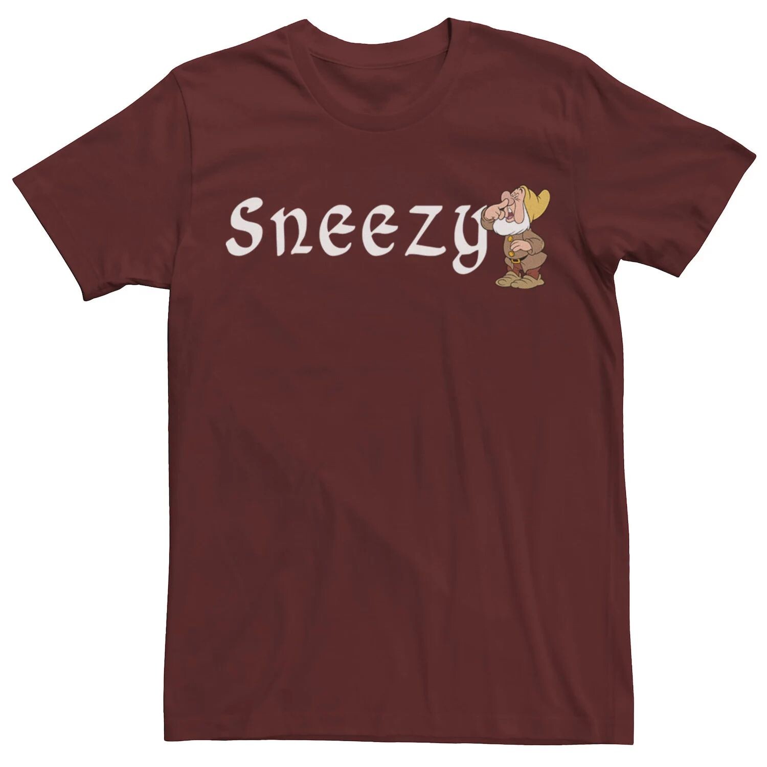 Мужская футболка Disney Snow White Sneezy Covers с именем на носу и баннером Licensed Character
Мужская футболка Disney Snow White Sneezy Covers с именем на носу и баннером Licensed Character