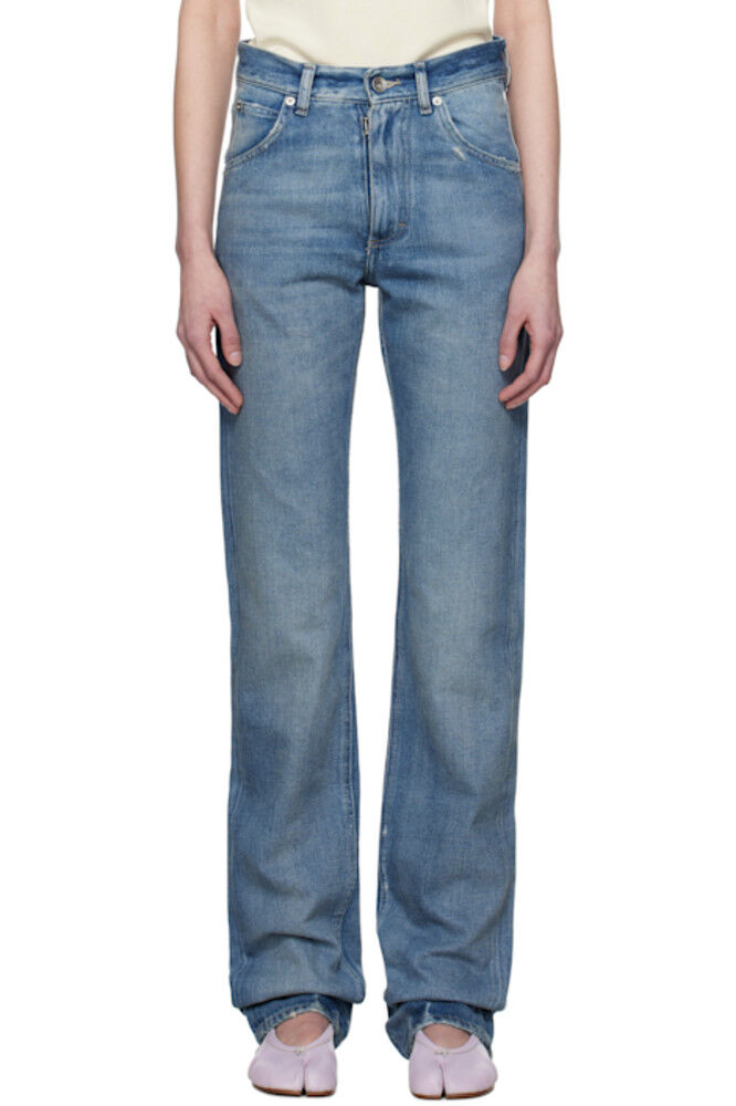 Синие джинсы с 5 карманами Maison Margiela
Синие джинсы с 5 карманами Maison Margiela