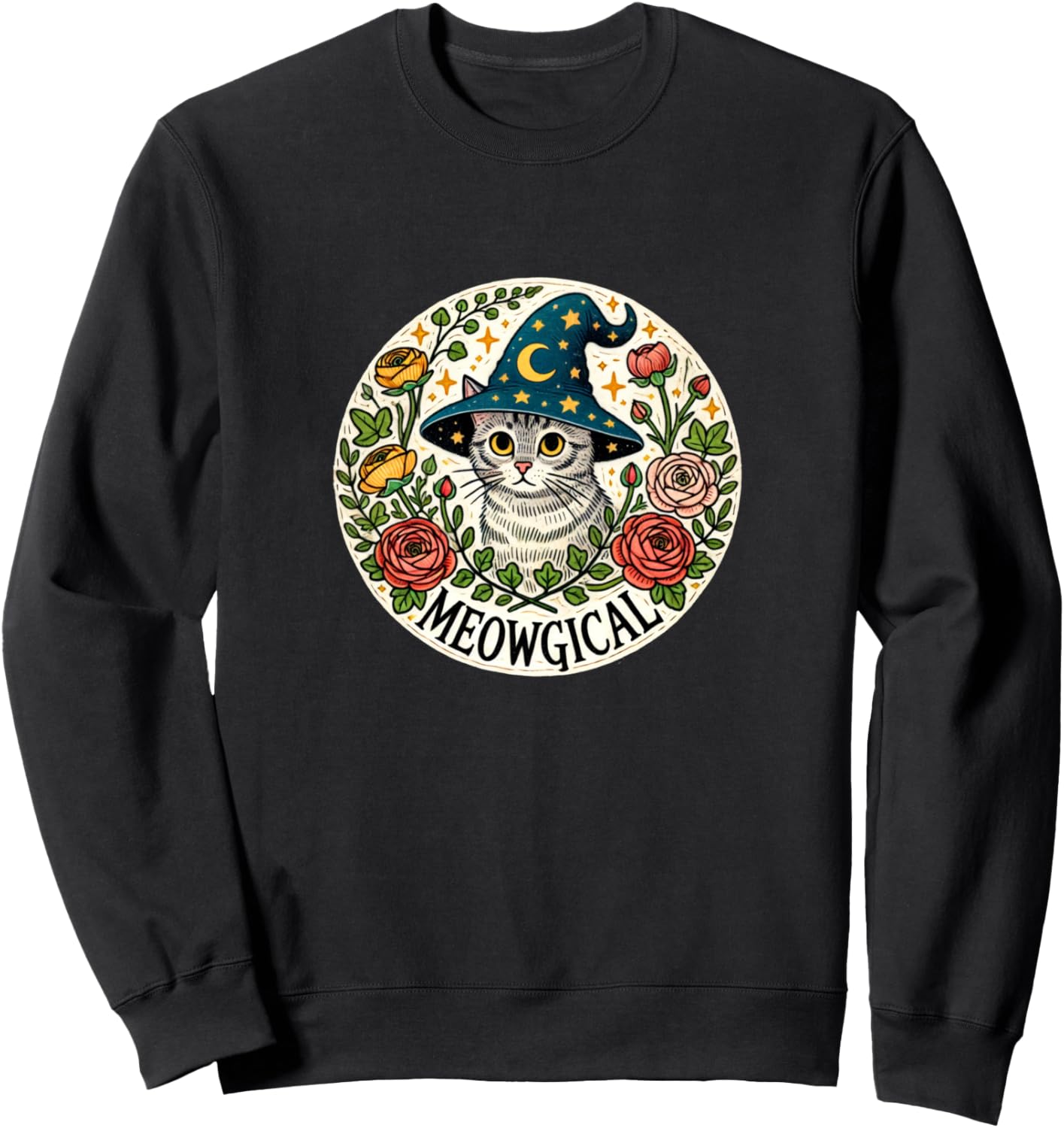 Толстовка с изображением кота-волшебника Мяуги Witchy Cat Snugg, черный
Толстовка с изображением кота-волшебника Мяуги Witchy Cat Snugg, черный