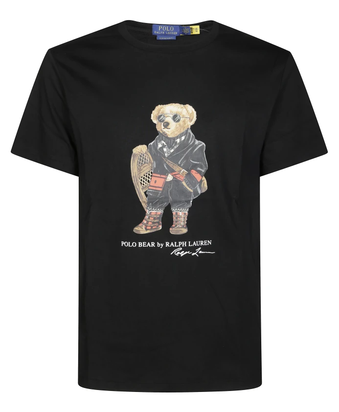 Футболка с изображением праздничного медведя Polo Ralph Lauren, черный
Футболка с изображением праздничного медведя Polo Ralph Lauren, черный