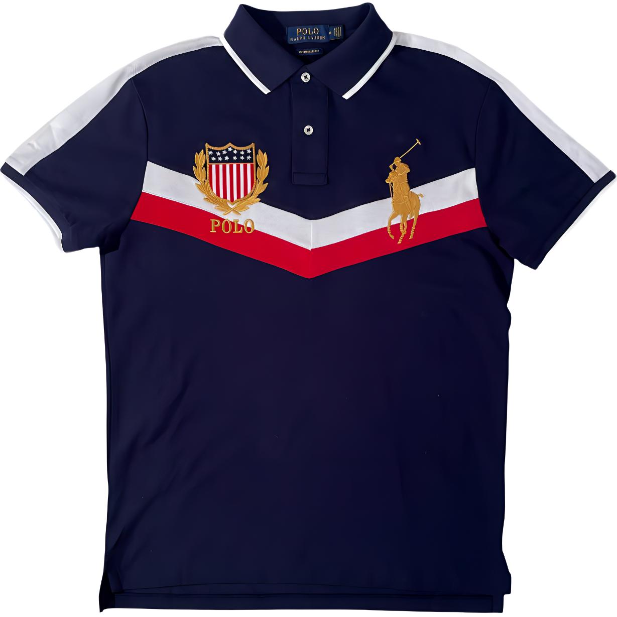 SS24 Футболка поло мужская синяя Polo Ralph Lauren
SS24 Футболка поло мужская синяя Polo Ralph Lauren
