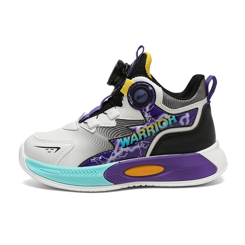 Детские баскетбольные кроссовки для детей WARRIOR, белый/черный/фиолетовый
Детские баскетбольные кроссовки для детей WARRIOR, белый/черный/фиолетовый