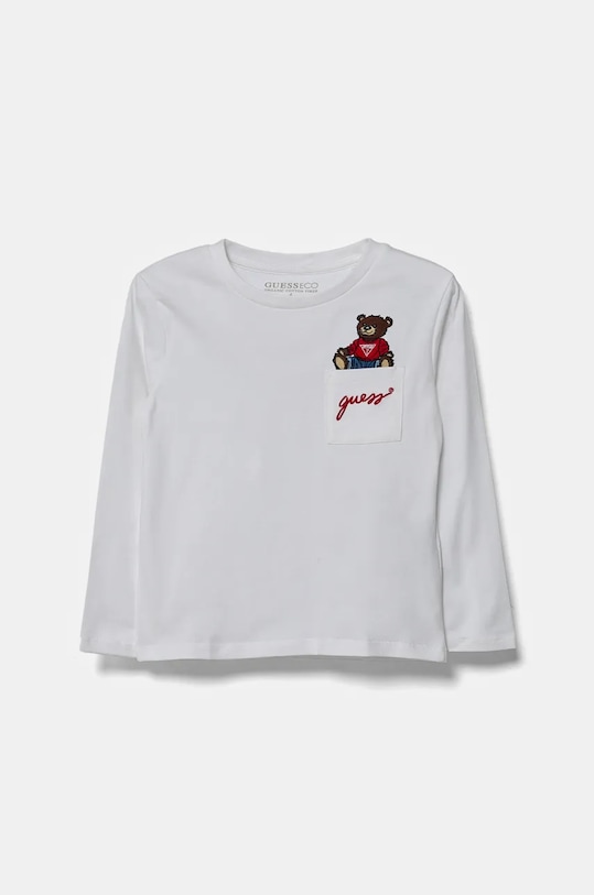 Детская хлопковая водолазка Guess, белый
Детская хлопковая водолазка Guess, белый