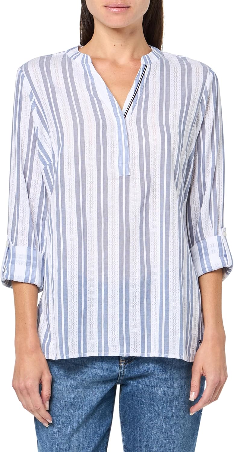 Женский фактурный топ-поповер Tommy Hilfiger с длинными рукавами и полосками, Bright White Multi
Женский фактурный топ-поповер Tommy Hilfiger с длинными рукавами и полосками, Bright White Multi