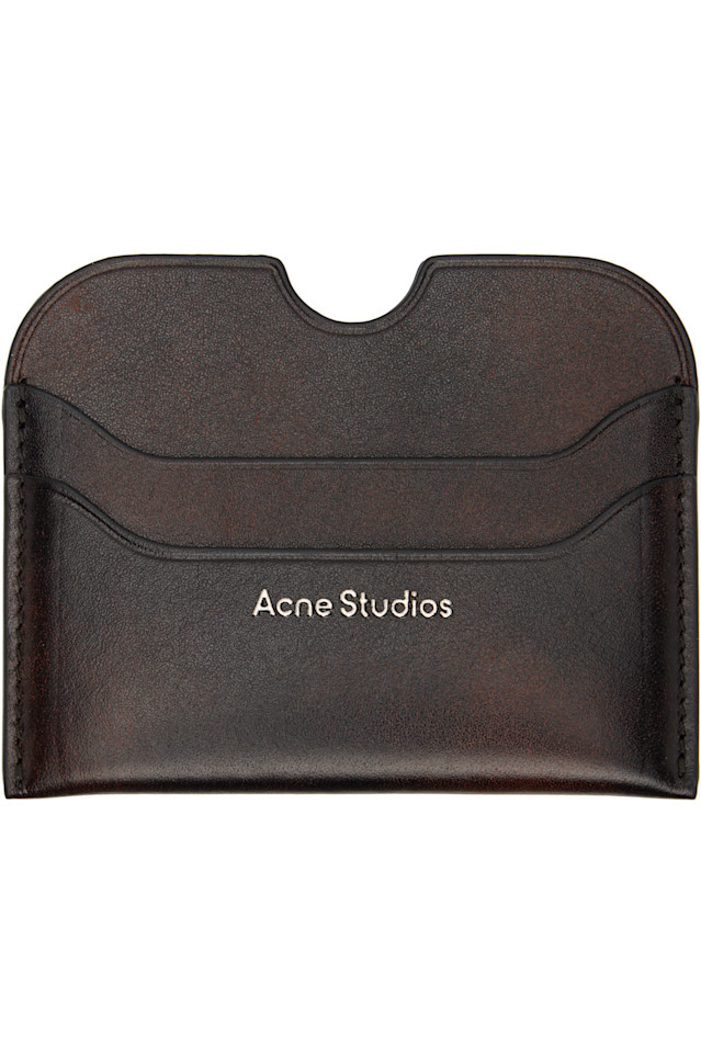 Acne Studios Коричневый кожаный держатель для карт
Acne Studios Коричневый кожаный держатель для карт