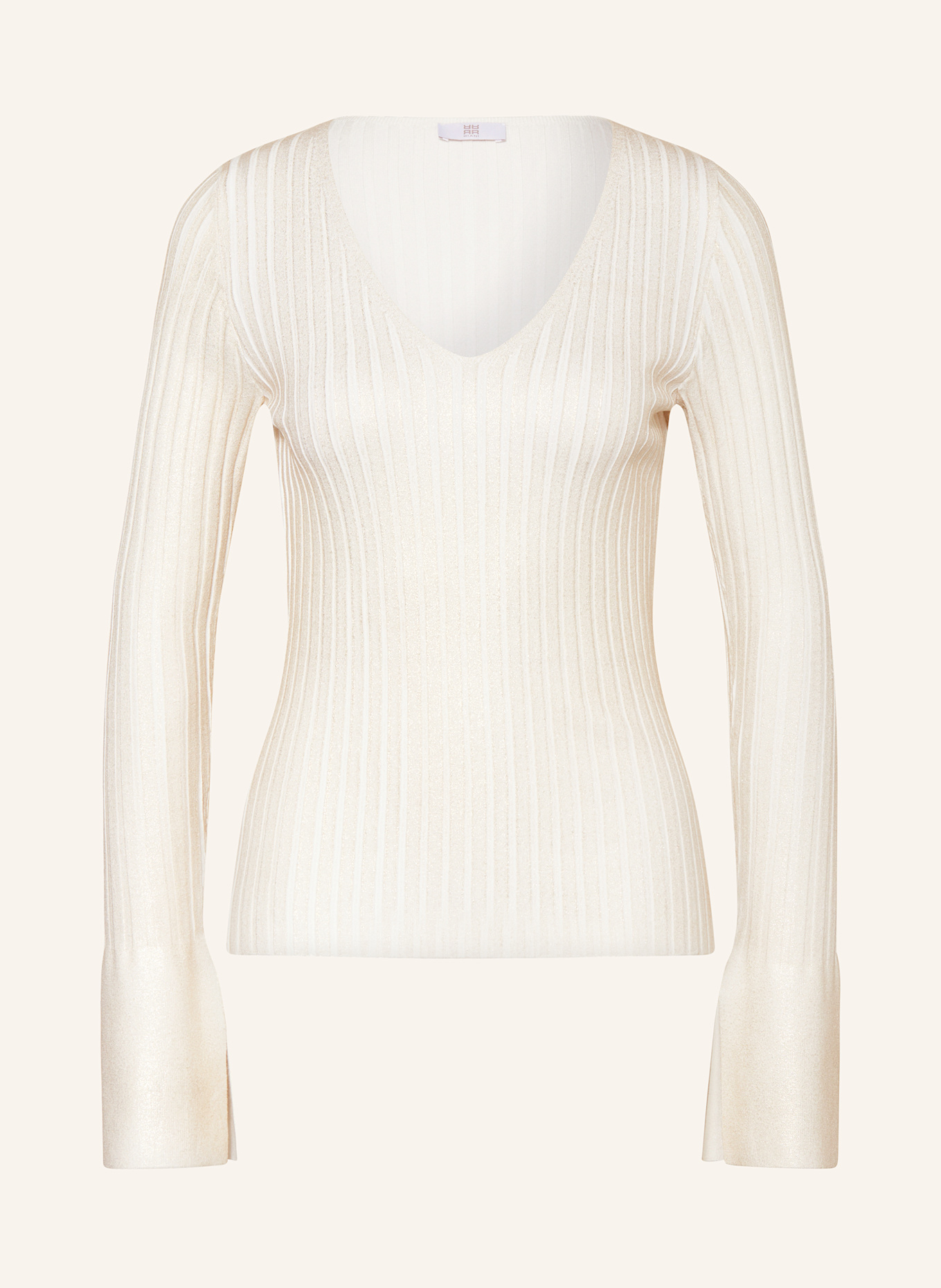 Свитер с блестящей пряжей Riani, золотой 
Свитер с блестящей пряжей Riani, золотой