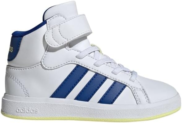 Детские кроссовки adidas Grand Court Mid Top унисекс, белый/синий/желтый
Детские кроссовки adidas Grand Court Mid Top унисекс, белый/синий/желтый