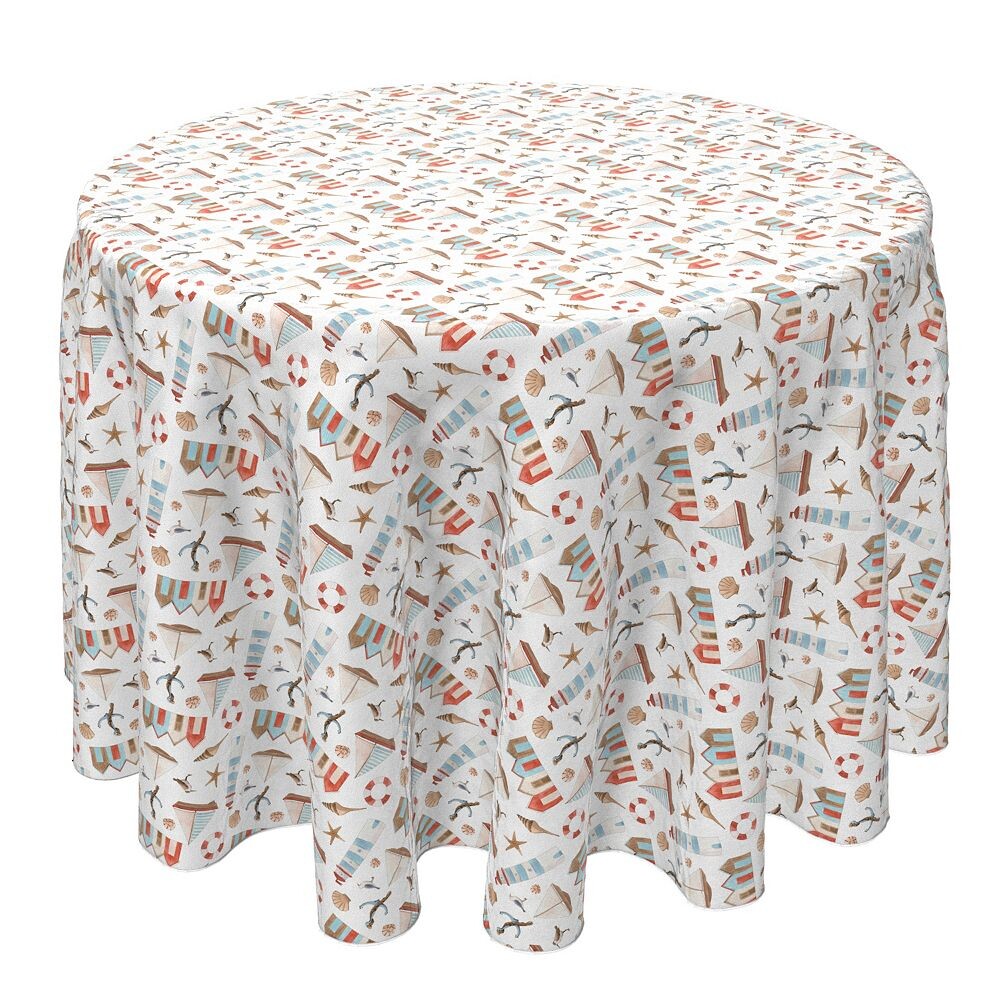 Круглая скатерть, 100% хлопок, 60 круглых дюймов, Seaside Coastal Décor Fabric Textile Products, коричневый
Круглая скатерть, 100% хлопок, 60 круглых дюймов, Seaside Coastal Décor Fabric Textile Products, коричневый
