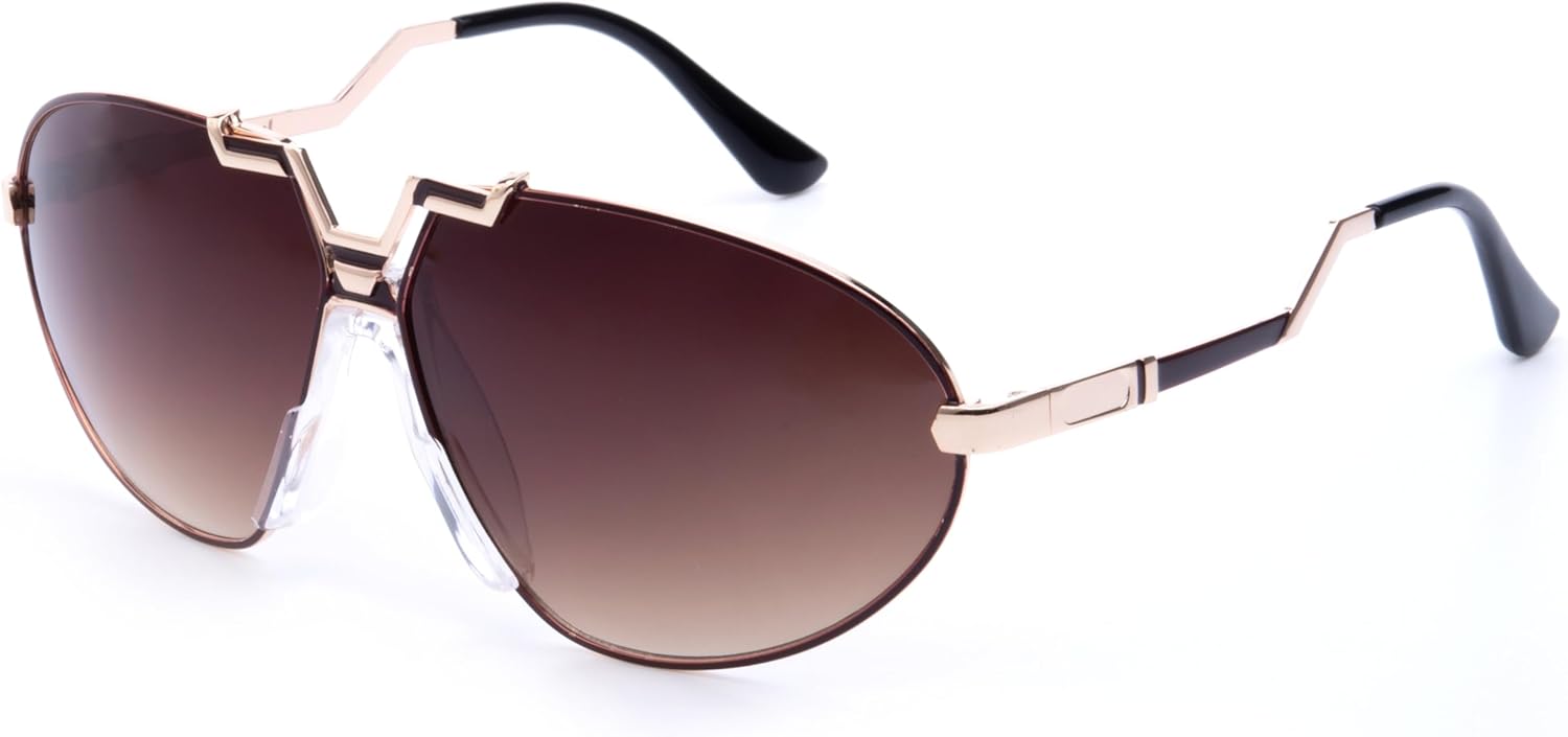 Солнцезащитные очки ICARA Retro Pilot в стиле 90-х, с крупной металлической оправой, овальной формы, для женщин и мужчин, модные очки-авиаторы с большими линзами, Brown
Солнцезащитные очки ICARA Retro Pilot в стиле 90-х, с крупной металлической оправой, овальной формы, для женщин и мужчин, модные очки-авиаторы с большими линзами, Brown