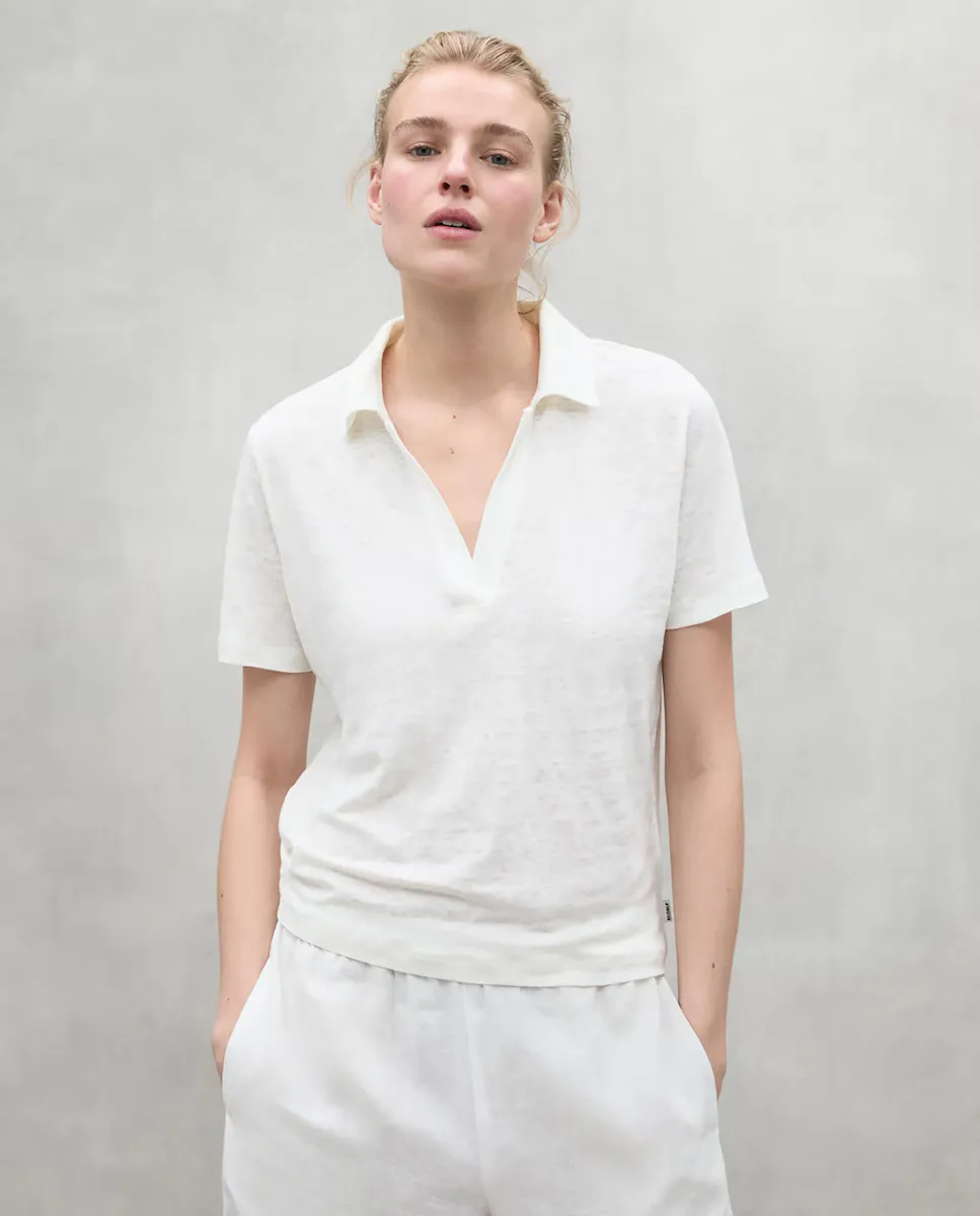 Льняная рубашка поло свободного кроя для женщин Ecoalf, белый
Льняная рубашка поло свободного кроя для женщин Ecoalf, белый