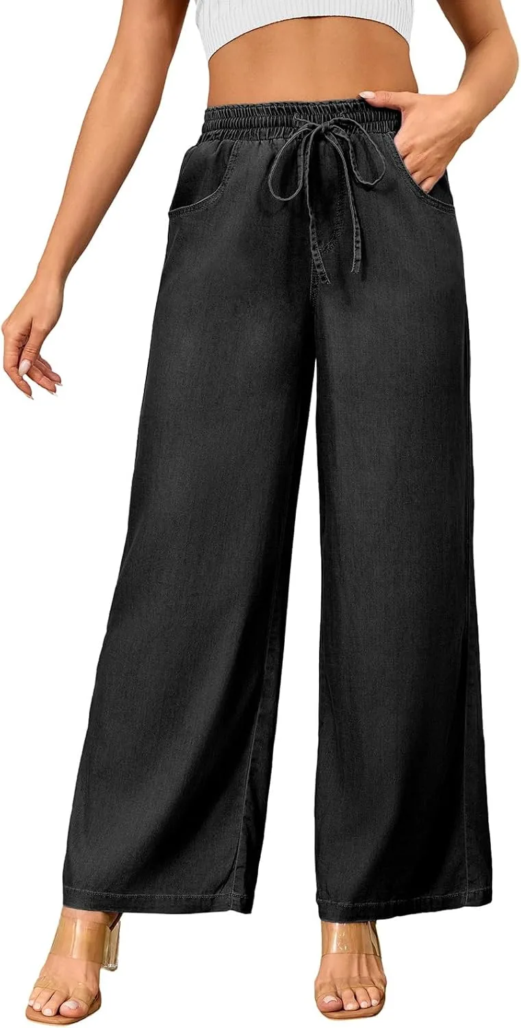 Женские джинсы с высокой талией и широкими штанинами LBDLONGBIDA
Женские джинсы с высокой талией и широкими штанинами LBDLONGBIDA