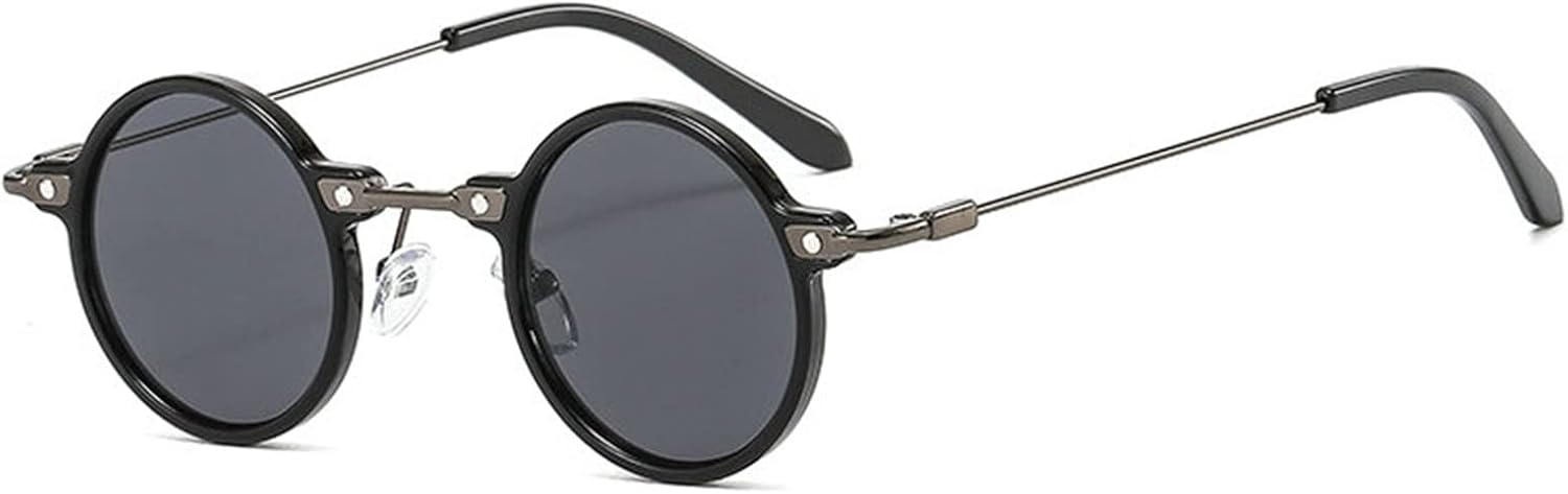 Маленькие круглые солнцезащитные очки в стиле стимпанк для женщин, винтажные, яркие, синие и желтые, мужские, ретро, очки с защитой от УФ-излучения UV400 willochra, Black
Маленькие круглые солнцезащитные очки в стиле стимпанк для женщин, винтажные, яркие, синие и желтые, мужские, ретро, очки с защитой от УФ-излучения UV400 willochra, Black