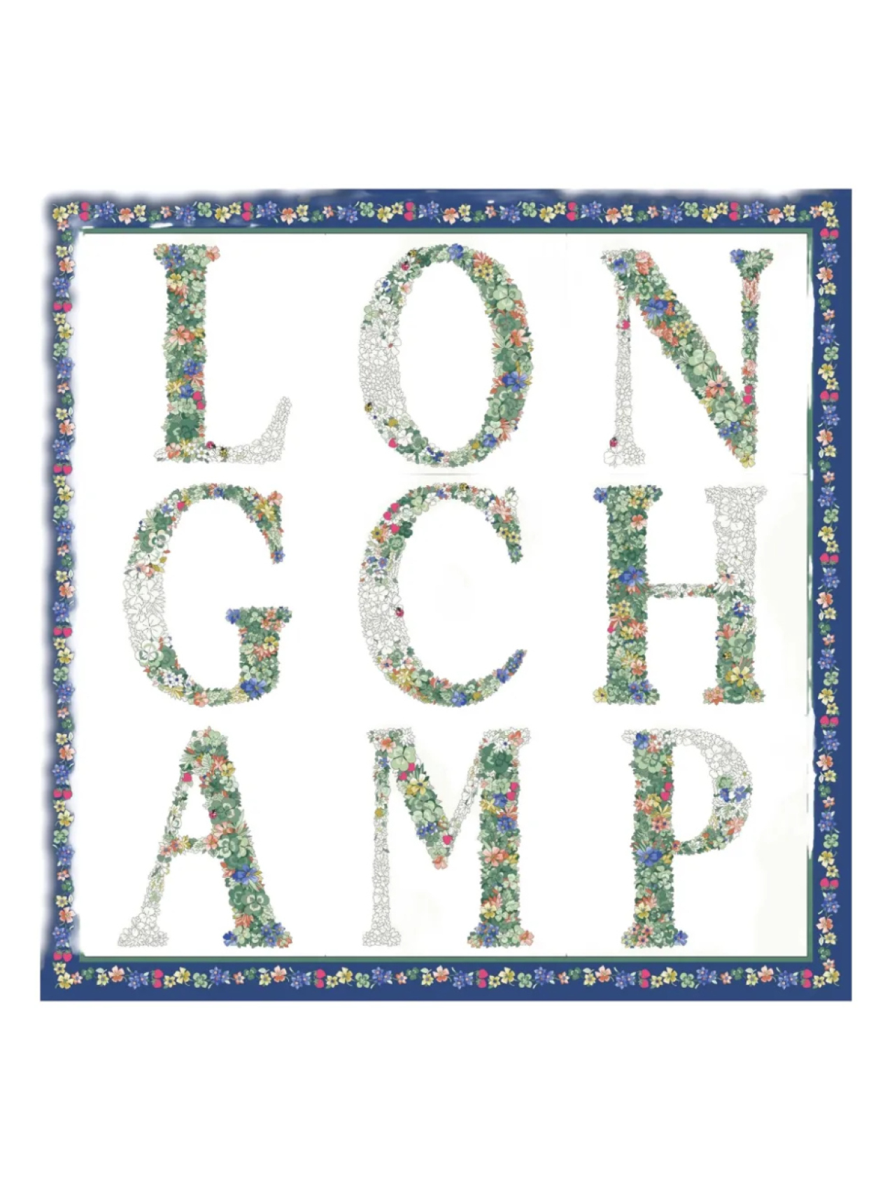 Шелковый шарф Le Jardin Longchamp, синий
Шелковый шарф Le Jardin Longchamp, синий