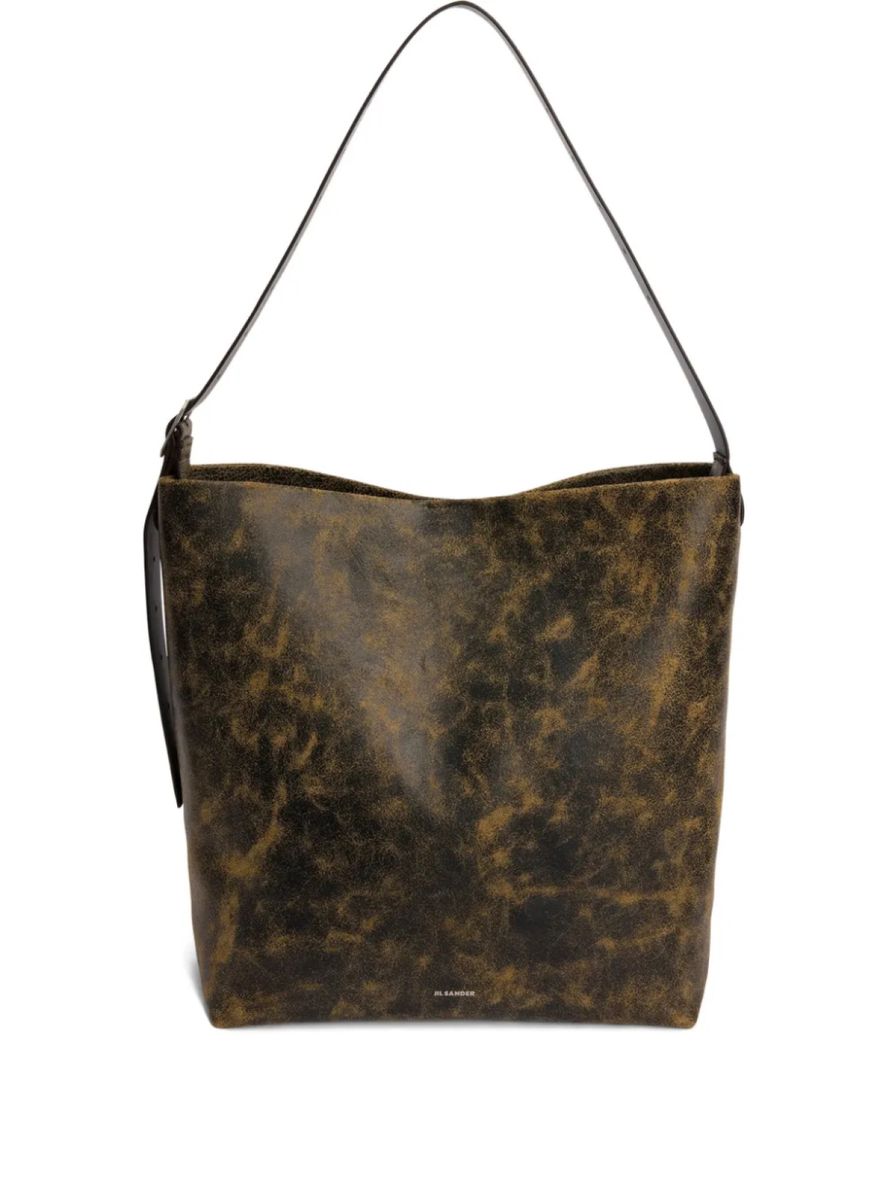 Кожаная сумка через плечо Jil Sander, черный
Кожаная сумка через плечо Jil Sander, черный