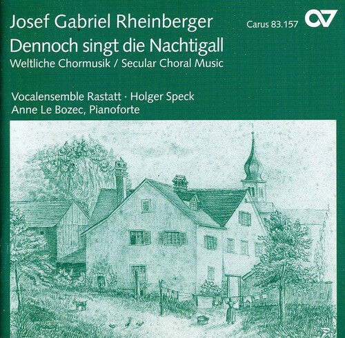 CD диск Rheinberger / Speck / Le Bozec / Vocal Ens Rastatt: Dennoch Singt Die Nachtigall: Secular Choral Music
CD диск Rheinberger / Speck / Le Bozec / Vocal Ens Rastatt: Dennoch Singt Die Nachtigall: Secular Choral Music