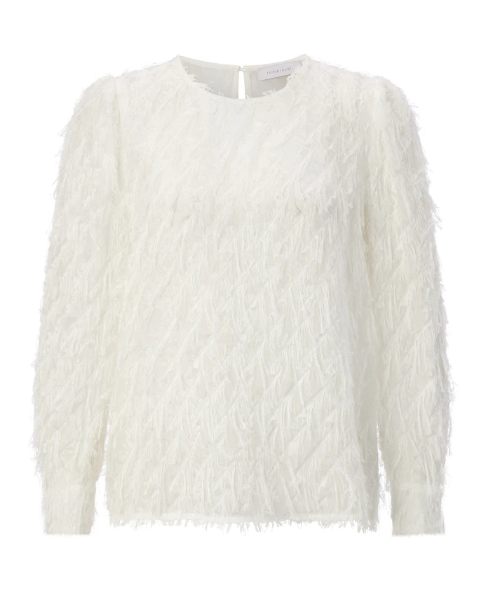 Блузка с бахромой Rich & Royal, белый
Блузка с бахромой Rich & Royal, белый