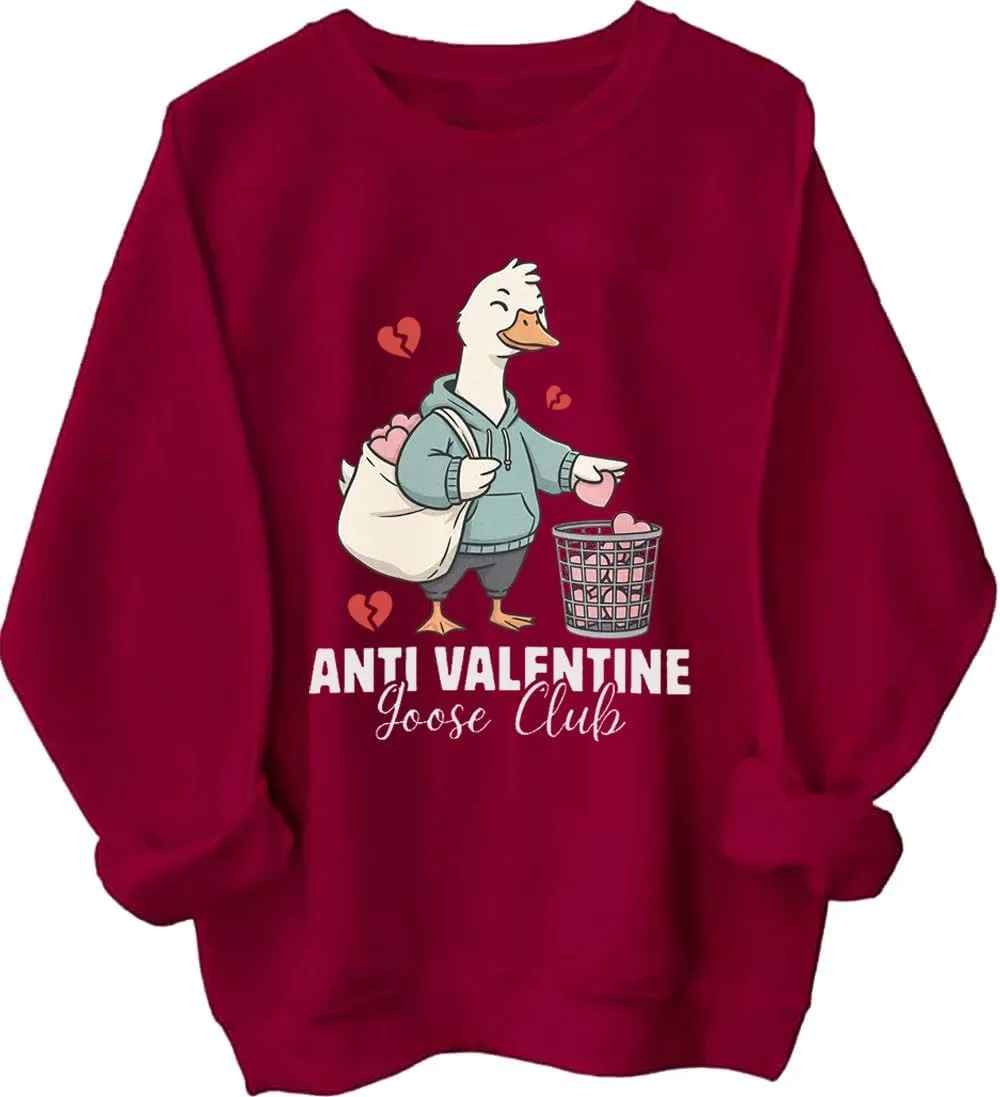 Толстовка Anti Valentine Goose Club с принтом LNDOCAI
Толстовка Anti Valentine Goose Club с принтом LNDOCAI