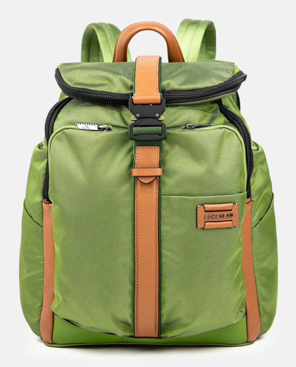 Рюкзак из зеленой ткани Scharlau, зеленый
Рюкзак из зеленой ткани Scharlau, зеленый