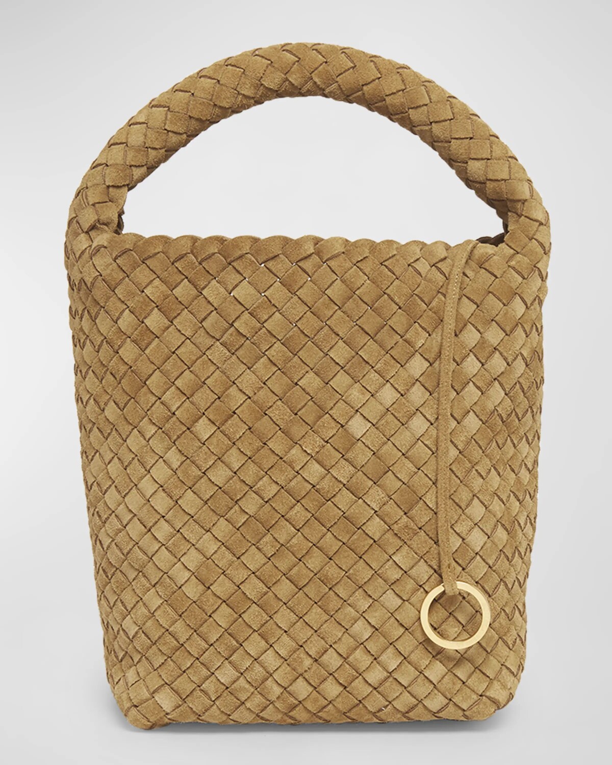 Сумка-ведро Cabat из замши и кашемира Bottega Veneta, цвет Dark Praline
Сумка-ведро Cabat из замши и кашемира Bottega Veneta, цвет Dark Praline