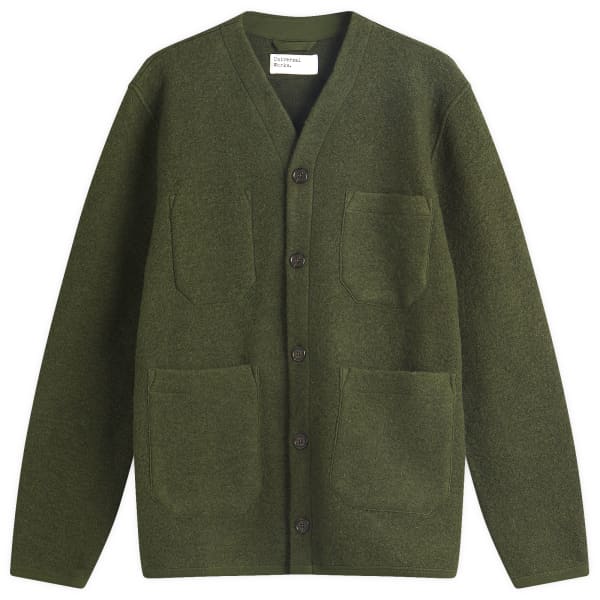 Кардиган из шерстяного флиса - представлен в конце. Universal Works, зеленый
Кардиган из шерстяного флиса - представлен в конце. Universal Works, зеленый