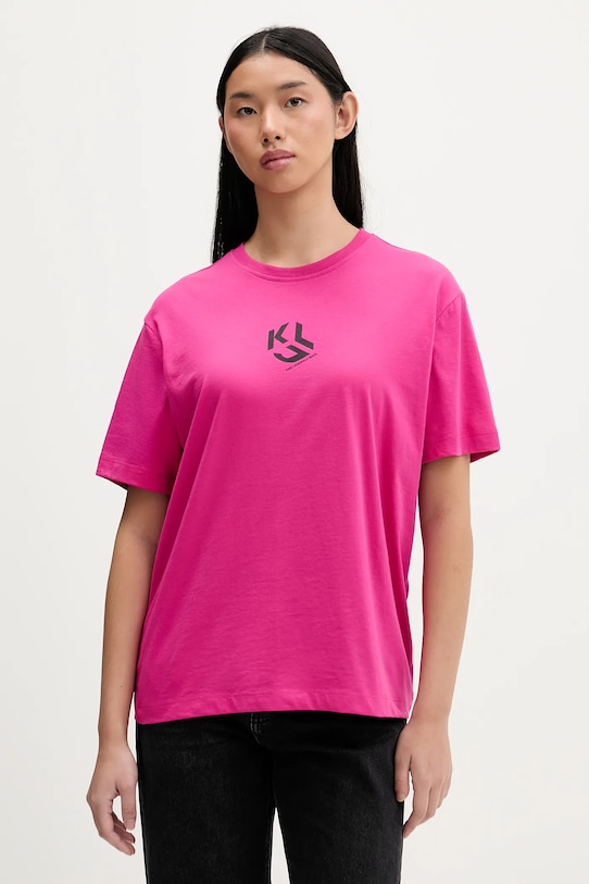 Футболка Karl Lagerfeld Jeans, розовый
Футболка Karl Lagerfeld Jeans, розовый