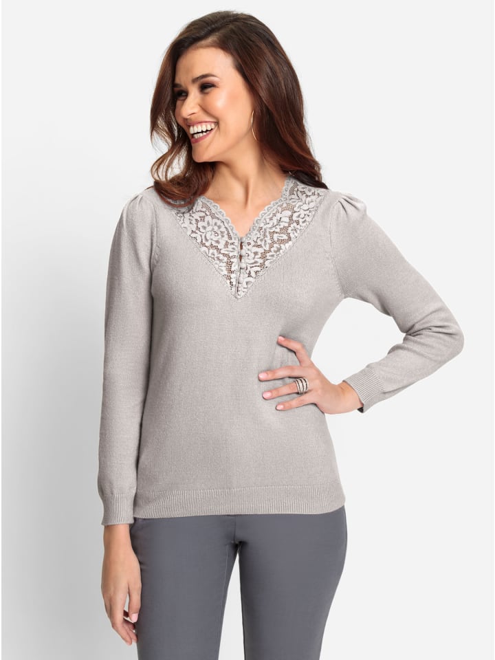 Свитер с длинными рукавами светло-серого цвета WITT WEIDEN
Свитер с длинными рукавами светло-серого цвета WITT WEIDEN