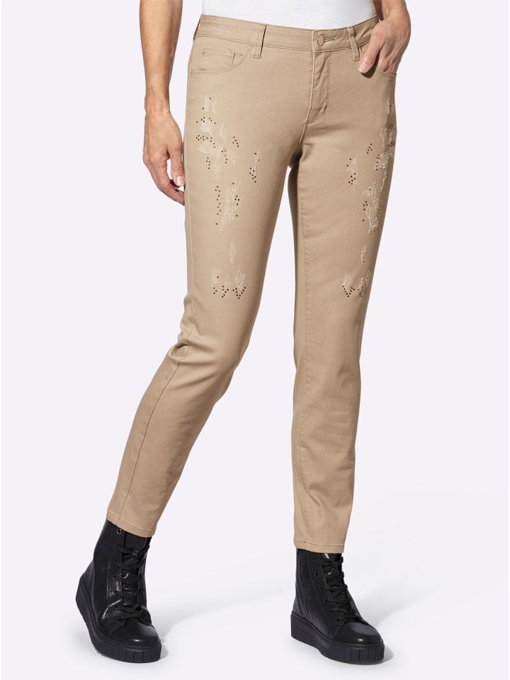 Джинсы пуш-ап бежевого цвета WITT WEIDEN
Джинсы пуш-ап бежевого цвета WITT WEIDEN