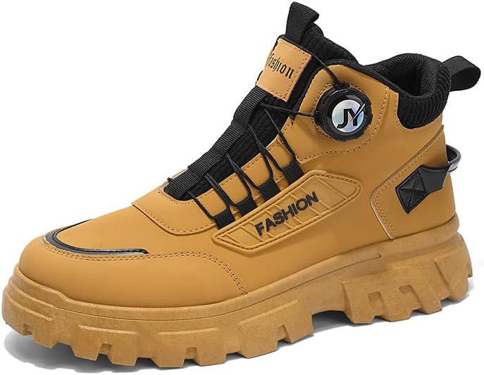 Мужские высокие кроссовки, модные ботинки на платформе, массивная подошва, на шнуровке, черные/оливково-зеленые/желтые Generic
Мужские высокие кроссовки, модные ботинки на платформе, массивная подошва, на шнуровке, черные/оливково-зеленые/желтые Generic