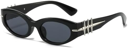 Винтажные солнцезащитные очки «кошачий глаз» 2026 года для женщин и мужчин, в стиле панк, популярные, с маленькой оправой и заклепками, в стиле хип-хоп MTZJH, Black Black
Винтажные солнцезащитные очки «кошачий глаз» 2026 года для женщин и мужчин, в стиле панк, популярные, с маленькой оправой и заклепками, в стиле хип-хоп MTZJH, Black Black