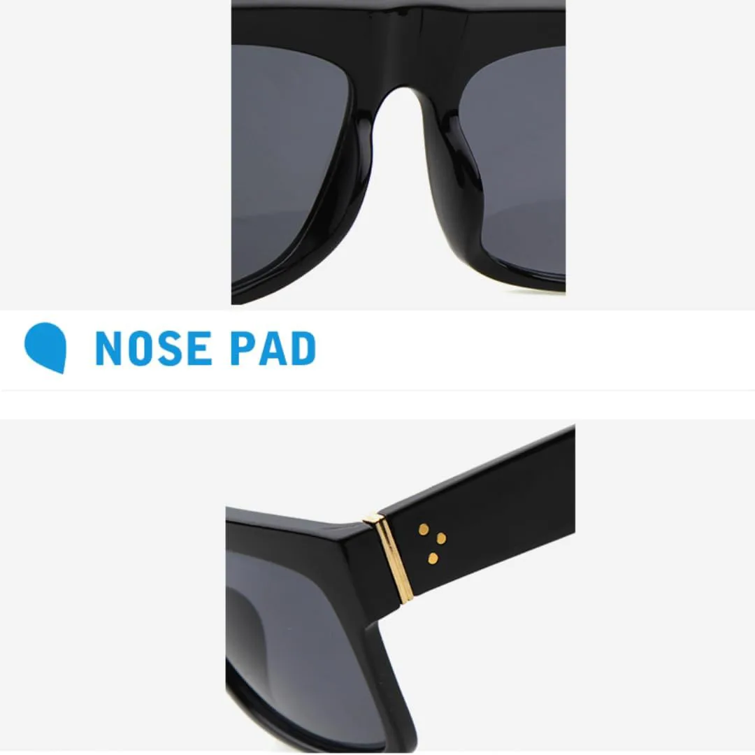 Винтажные солнцезащитные очки для женщин и мужчин, в оправе «тотоискал», с большой линзой, защитой от УФ-излучения UV400 и градиентной защитой TOIPASTN, 5
Винтажные солнцезащитные очки для женщин и мужчин, в оправе «тотоискал», с большой линзой, защитой от УФ-излучения UV400 и градиентной защитой TOIPASTN, 5