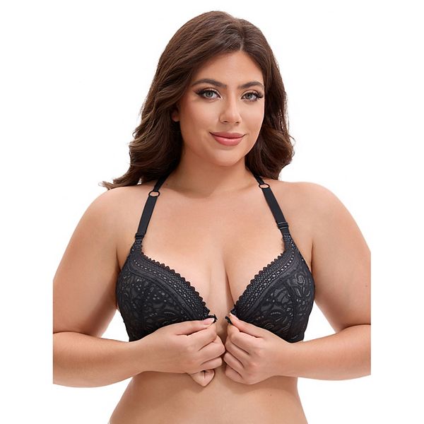 Женский бюстгальтер push-up с кружевной передней частью и без спинки Inspire Chic, Black
Женский бюстгальтер push-up с кружевной передней частью и без спинки Inspire Chic, Black