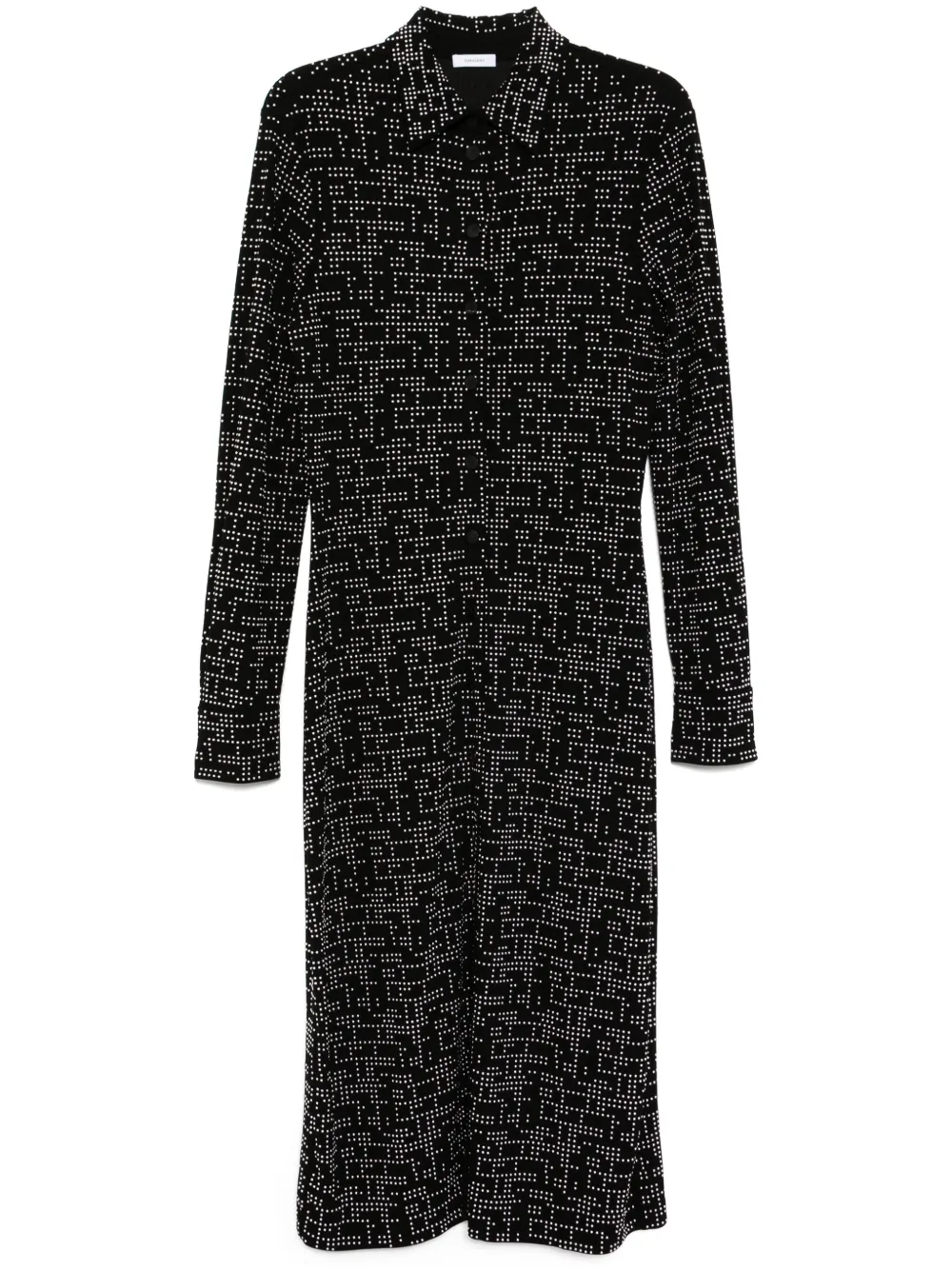 Платье с заклепками Ferragamo, черный
Платье с заклепками Ferragamo, черный