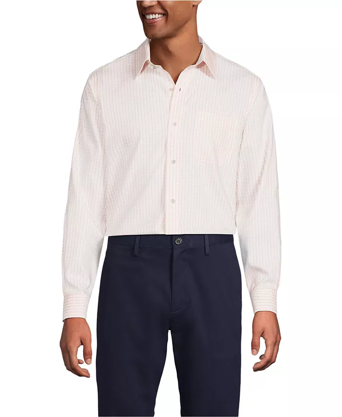 Мужская рубашка-платье с узором No Iron Supima Pinpoint Straight с воротником Lands' End, оранжевый
Мужская рубашка-платье с узором No Iron Supima Pinpoint Straight с воротником Lands' End, оранжевый