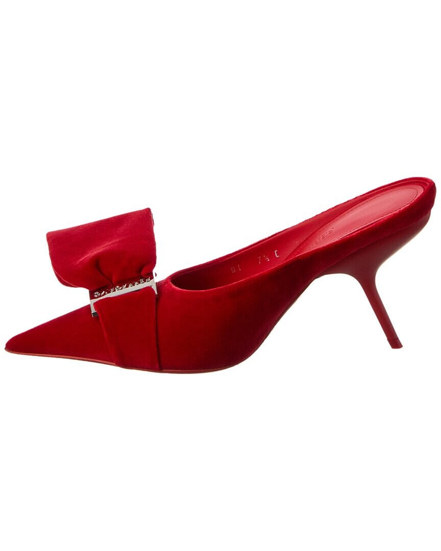 Бархатные туфли Ferragamo с асимметричным бантом и бантом Salvatore Ferragamo, красный
Бархатные туфли Ferragamo с асимметричным бантом и бантом Salvatore Ferragamo, красный