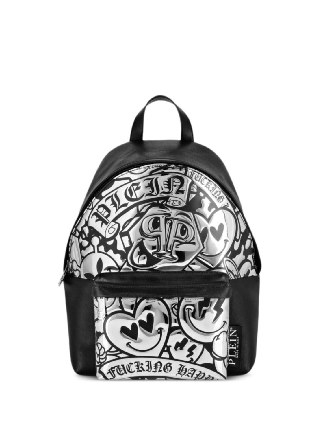 Philipp Plein рюкзак Smile, черный 
Philipp Plein рюкзак Smile, черный