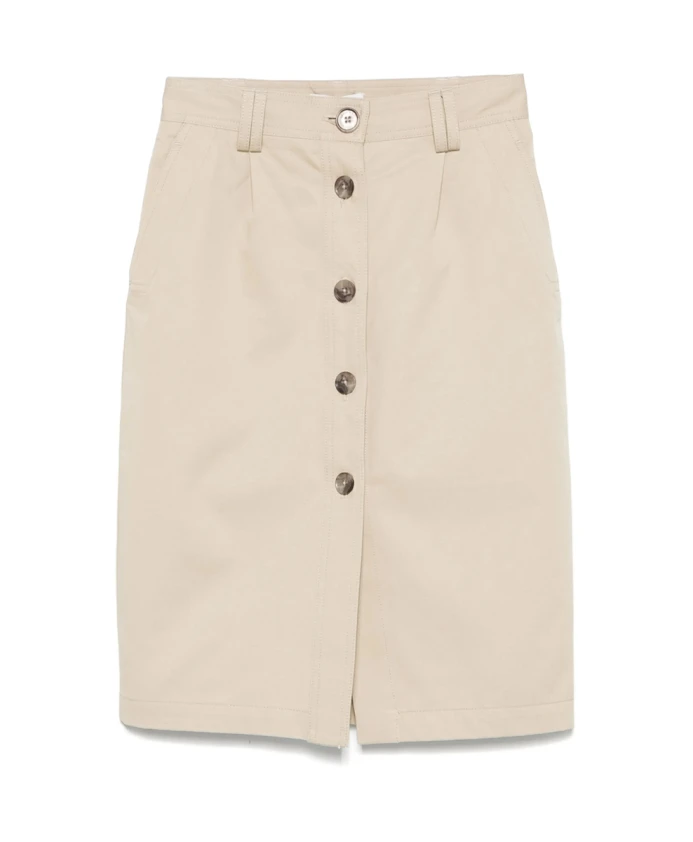 Юбка с застежкой на пуговицы и карманами. Anine Bing, бежевый
Юбка с застежкой на пуговицы и карманами. Anine Bing, бежевый
