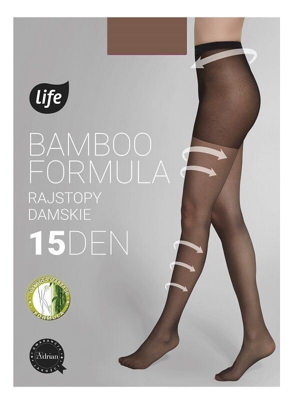 Колготки Life Bambus Formuła 15 DEN Playa, 2
Колготки Life Bambus Formuła 15 DEN Playa, 2