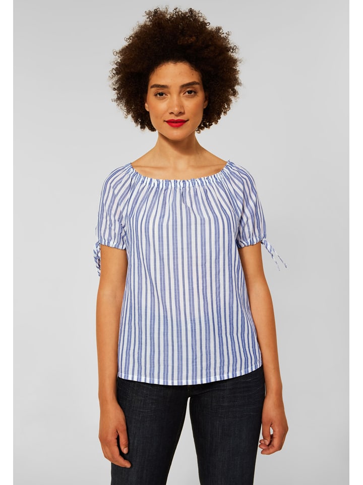 Street One Блузка белого/светло-голубого цвета
Street One Блузка белого/светло-голубого цвета