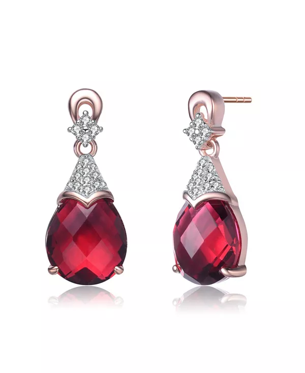 Серьги-Подвески из стерлингового серебра 18 карат, покрытые розовым золотом, с цветными кубическими цирконами Genevive, red
Серьги-Подвески из стерлингового серебра 18 карат, покрытые розовым золотом, с цветными кубическими цирконами Genevive, red