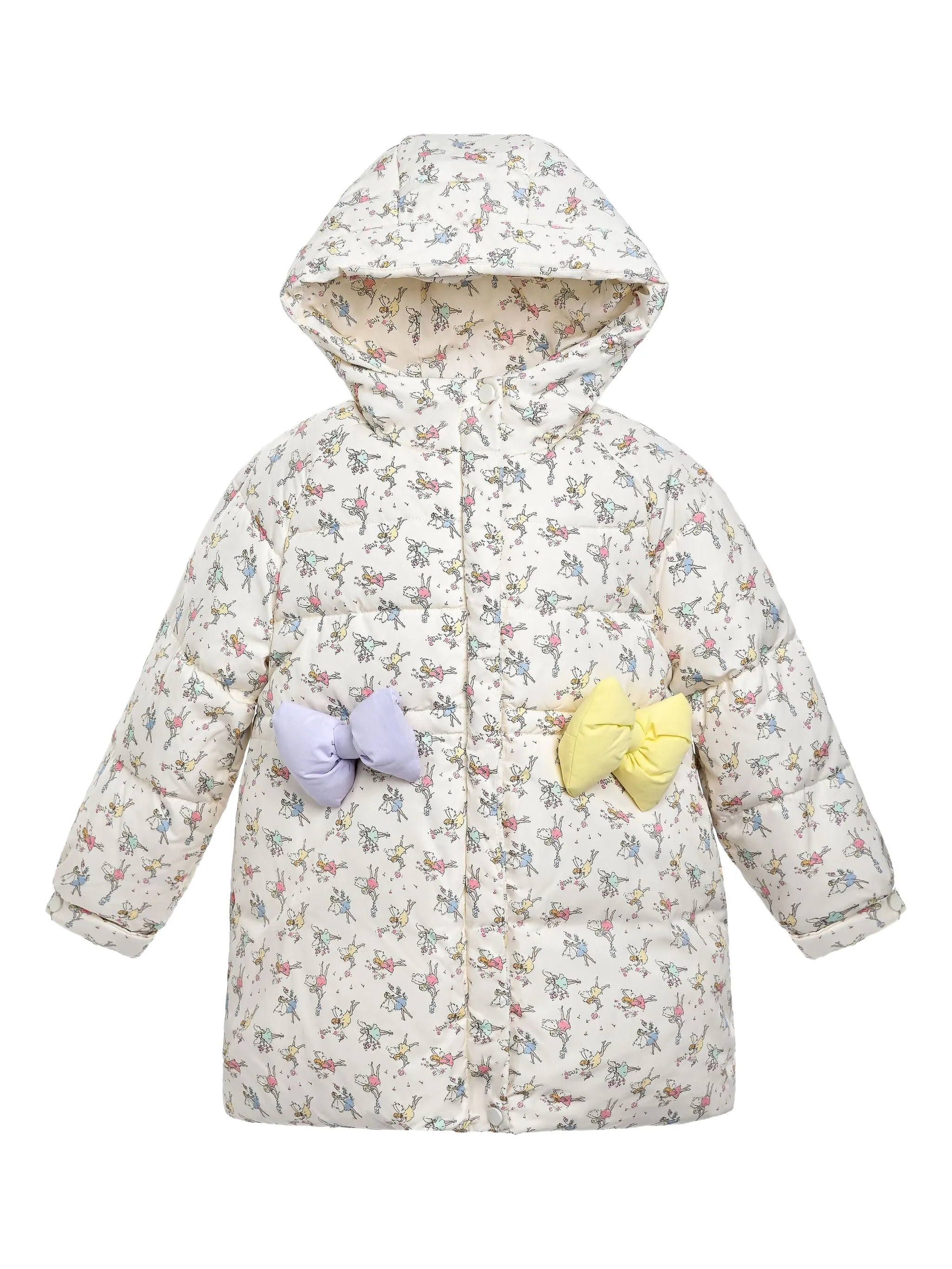 Пальто с капюшоном и бантом Mimi Tutu, белый
Пальто с капюшоном и бантом Mimi Tutu, белый