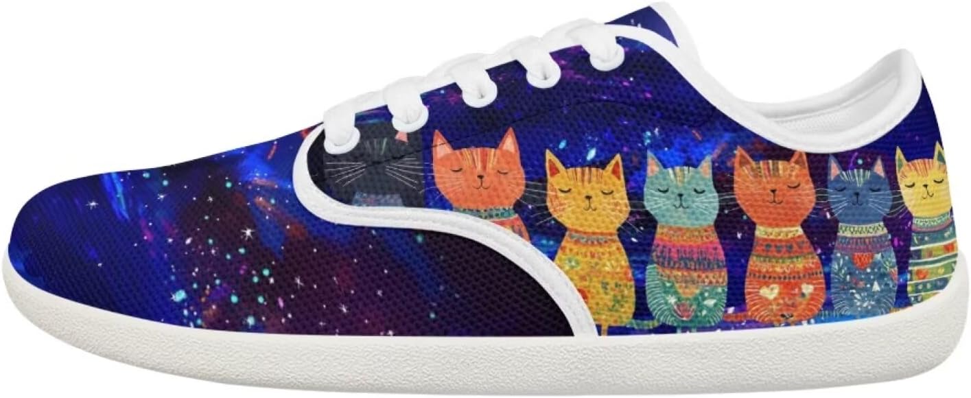 Женские и мужские кроссовки Forchrinse Blue Galaxy с принтом кошки, широкие, минималистичные, для трейлового бега, низкие, синий
Женские и мужские кроссовки Forchrinse Blue Galaxy с принтом кошки, широкие, минималистичные, для трейлового бега, низкие, синий