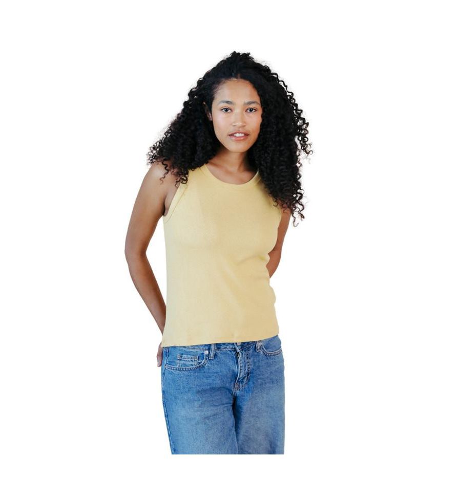 Женская ребристая майка Charlie Poplinen, Sunbeam Yellow
Женская ребристая майка Charlie Poplinen, Sunbeam Yellow