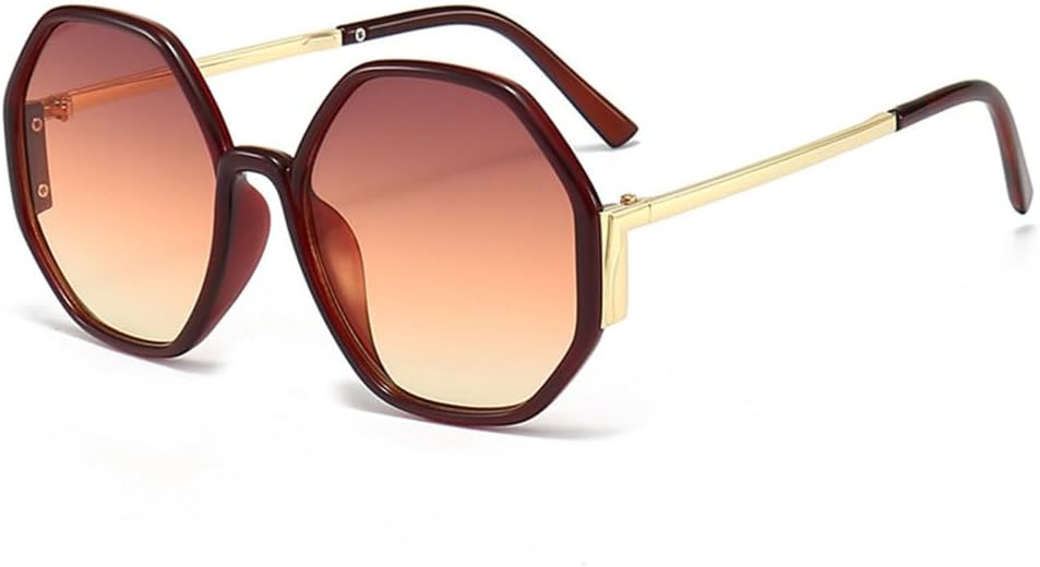 Солнцезащитные очки Hexagon для женщин, солнцезащитные очки неправильной формы для мужчин, очки для вождения и рыбалки, защита от УФ-излучения UV400, класса люкс TYUVIVO, Tea
Солнцезащитные очки Hexagon для женщин, солнцезащитные очки неправильной формы для мужчин, очки для вождения и рыбалки, защита от УФ-излучения UV400, класса люкс TYUVIVO, Tea